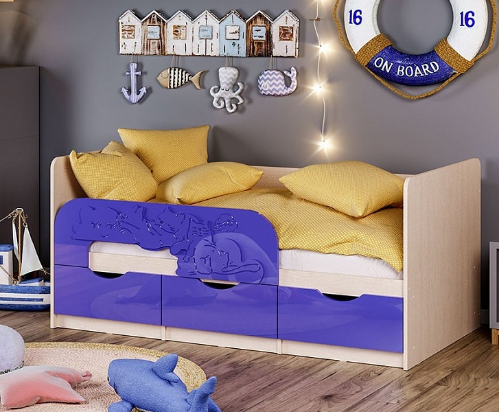 Кроватка детская 800*1600 3D эксклюзив