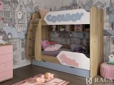 Кровать двухъярусная ДН-84. Детская коллекция 3D