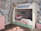 Кровать двухъярусная ДН-84. Детская коллекция 3D
